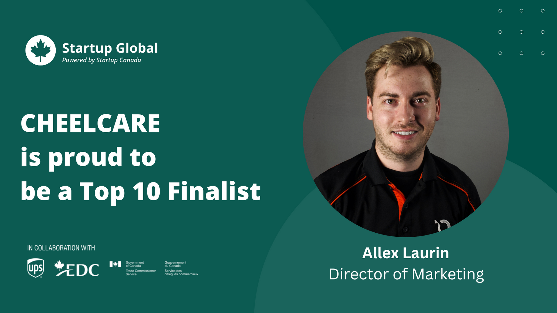 Cheelcare Top 10 Finalist at 2022 Startup Global Pitch Competition