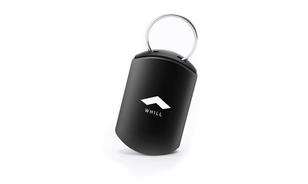 black keychain dongle for WHILL personal electric vehicle